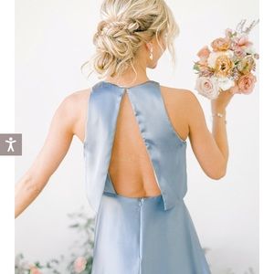 Revelry bridesmaid dress terracotta rust size 6 petite